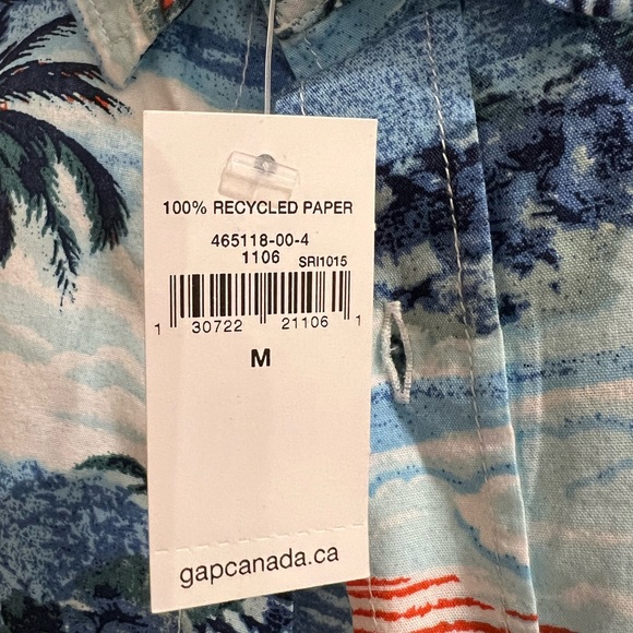 NWT Gap Kids Hawaiian Shirt - Picture 2 of 3